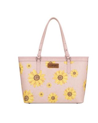 WG204-2002PK Wrangler Sunflower Print Tote Bag