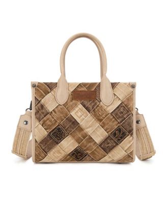 WG210-8120S TN Wrangler Woven Denim Concealed Carry Tote/Crossbody