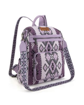 WG213-9110 LLP Wrangler Aztec Print Backpack/Crossbody