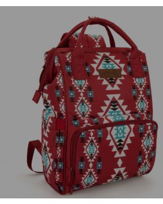 WG2204-9110 BUD Wrangler Aztec Printed Callie Backpack
