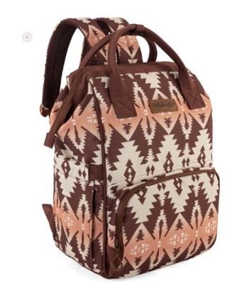 WG2204-9110 BR Wrangler Aztec Printed Callie Backpack
