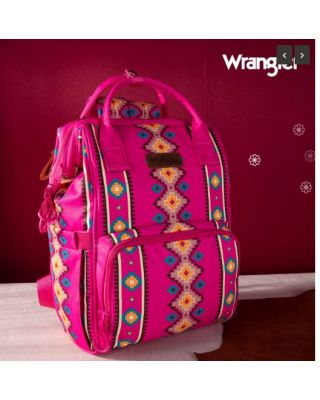 WG2204-9110 FU Wrangler Allover Aztec Printed Backpack
