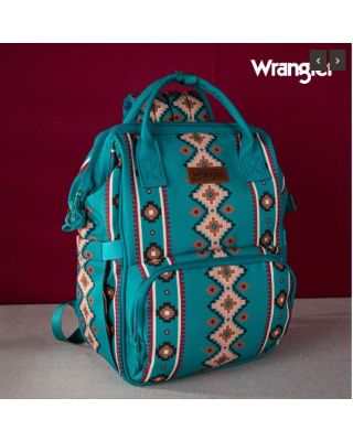 WG2204-9110 GN Wrangler Aztec Printed Callie Backpack