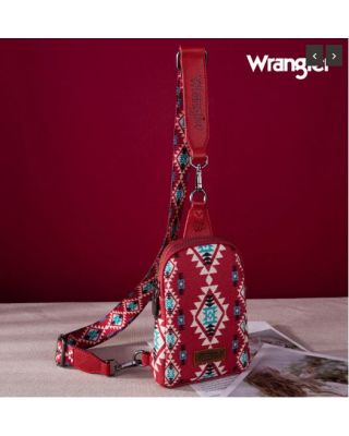 WG2205-210 BD Wrangler Aztec Print Crossbody Sling Chest Bag