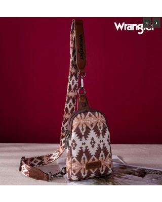WG2205-210 LCF Wrangler Aztec Print Crossbody Sling Chest Bag