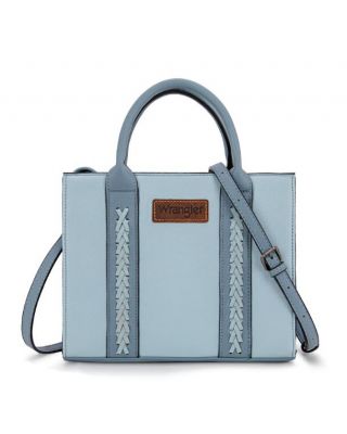 WG225-8120 BL Wrangler Whipstitch Tote/Crossbody