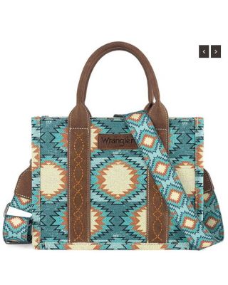 WG221-8120 TQ Wrangler Aztec Distressed Print Dual Sided Print