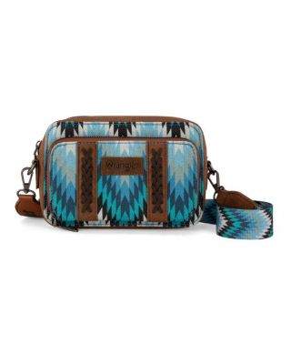 WG2211-3003 JN Wrangler Southwestern Pattern Dual Sided Print Crossbody