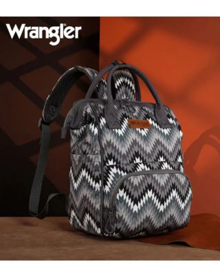 WG2211-9110 BK Wrangler Aztec Printed Callie Backpack