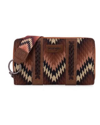 WG2211-W006 BR Wrangler Southwestern Art Print Wallet