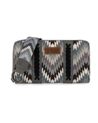 WG2211-W006 GY Wrangler Southwestern Art Print Wallet