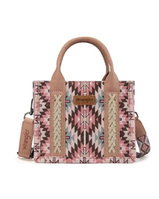 WG2213-8866S DPK Wrangler Southwestern Pattern Dual Sided Print Mini Tote/Crossbody