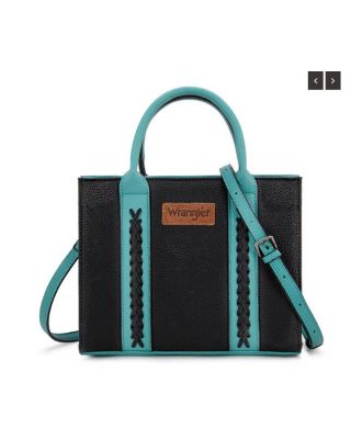 WG225-8120 BK Wrangler Whipstitch Tote/Crossbody