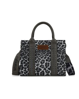 WG70G-8120C LGY Wrangler Leopard Print Concealed Carry Tote/Crossbody