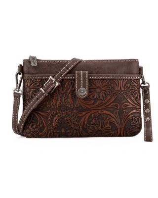 WG85-181 CF Wrangler Vintage Floral Tooled Collection Crossbody
