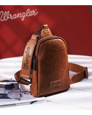 WG87-210 BR Wrangler Sling Bag/Crossbody/Chest Bag