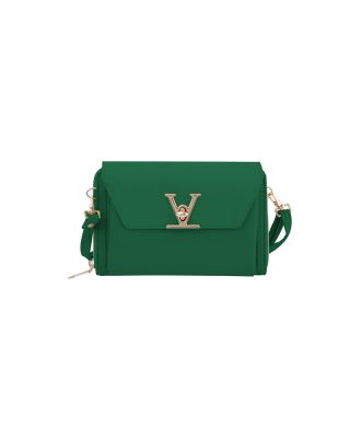 EJ25001A-2 GN MUTI POCKET CROSSBODY BAG
