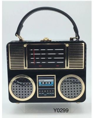 Y0299 BK RADIO BOX BAG