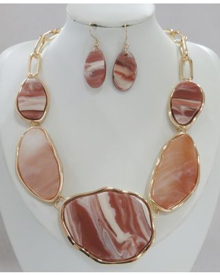 YNE5098 BR NECKLACE SET