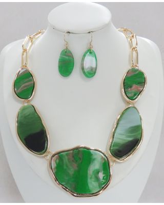YNE5098 GN NECKLACE SET