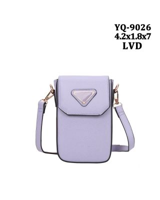 YQ-9026 LVD Crossbody Cell Phone Purse With Back Card Slots