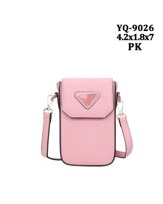 YQ-9026 PK Crossbody Cell Phone Purse With Back Card Slots