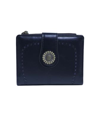 YX25766-6 BK HALF SIZE WALLET