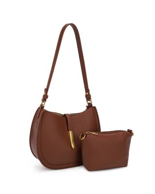 ZMS-5382 BR DESIGNER CROSS BODY WITH POUCH