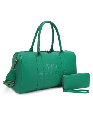ZMW-31276 GN TRAVEL DUFFLE BAG WITH WALLET