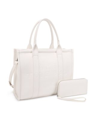 ZMW-5321 GY  TOTE BAG  DESIGNER BAG WITH WALLET