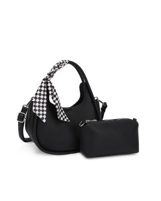 ZUS-5378 BK FASHION DESIGN CROSS BODY BAG