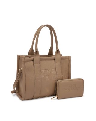 ZUS-5391 TP SET CROSS BODY TOTE BAG WITH WALLET