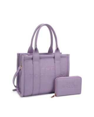 ZUS-5391 VT SET CROSS BODY TOTE BAG WITH WALLET