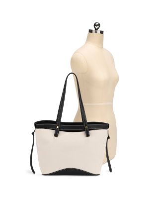 ZZS-31359 WT/BK DESIGNER BAG 