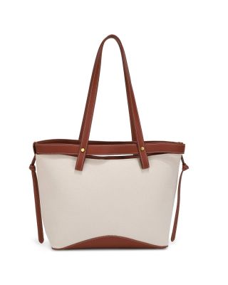 ZZS-31359 WT/BR DESIGNER BAG 