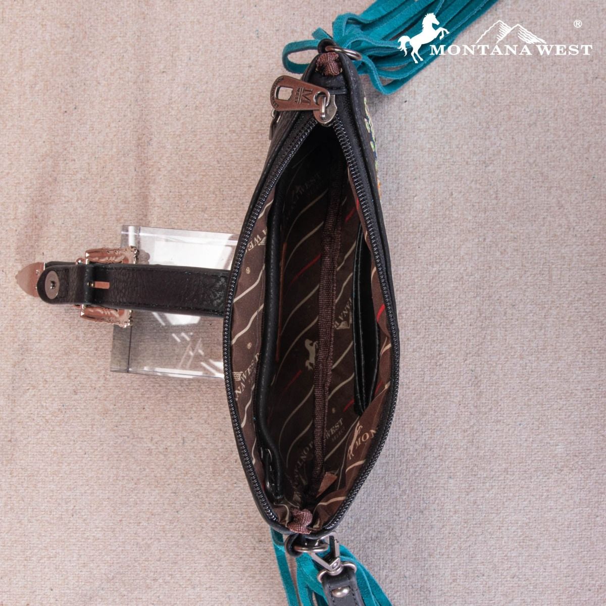 MW1252-181 TQ Montana West Buckle Collection Clutch/Crossbody MW1252-181 TQ Montana West Buckle Collection Clutch/Crossbody